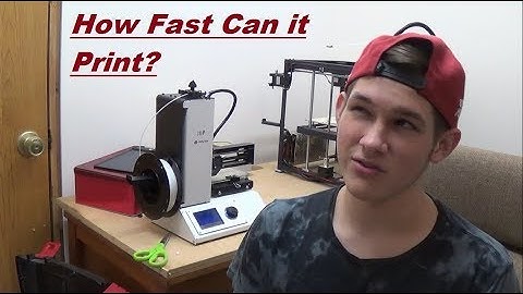 How Fast Can My Monoprice Select Mini Print? | Testing the Speed of my 3D Printer