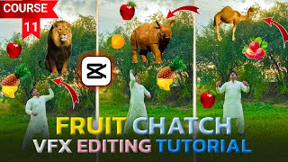 Vfx Fruit Catch Game Magic Editing Tutorial | Fruit Catch Game Kaise Banay | Kinemaster | Munir bhai screenshot 5