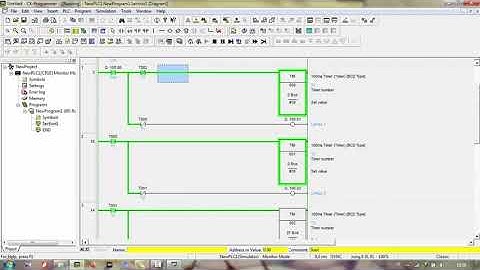 Tutorial PLC Omron . Membuat rangkaian 3 lampu menyala bergantian secara otomatis(Belajar PLC Omron)