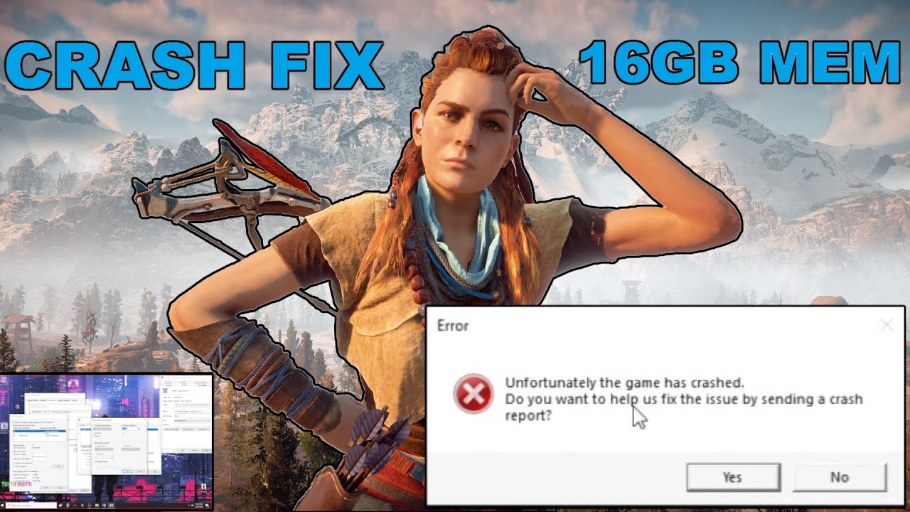 How To Fix Unfortunately The Game Has Crashed Horizon Zero Dawn Youtube