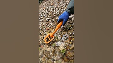I Found a Celtic God in the river with the metal detector #shorts #metaldetecting #treasure