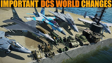 IMPORTANT Changes To FA-18C, F-16C, F-14B, AV-8B, P-47D, ME/MP & WWII Assets Pack | DCS WORLD