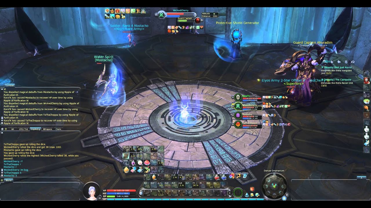 Aion US 4.5 Siel - Sauro Supply Base Gameplay Cleric - 1 Key / 4 Men ...