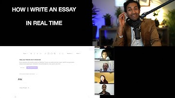 How To Write Fast | I Write an Op-Ed in 18 Mins in Front of a Live Audience