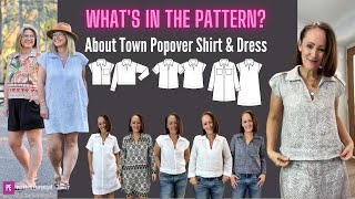 WHAT'S IN THE PATTERN | About Town Popover Shirt & Dress