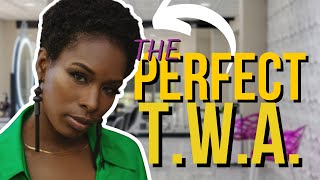 The BEST WAY To Style Your TWA | Natural Short Hair Routine