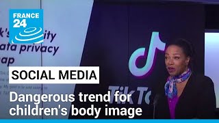 Social media pressure on children's body-image • FRANCE 24 English