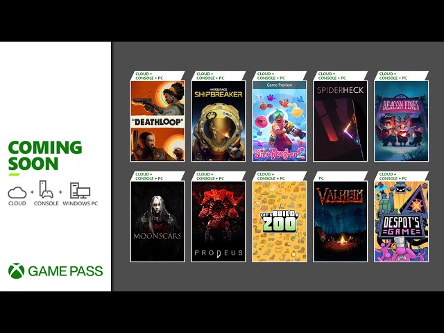 Chegando no Xbox Game Pass: Deathloop, Slime Rancher 2, Valheim
