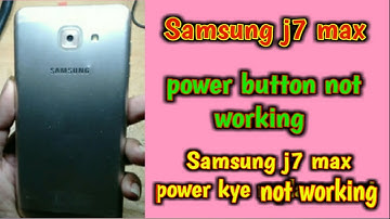 Samsung j7 max power button not working | Samsung j7 max power kye not working @jrmobilerepairing