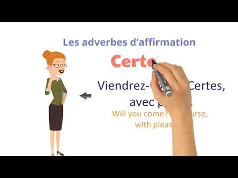 Les adverbes d&rsquo;affirmation - de doute  et de négation - partie 2 - Level 5 French Grammar