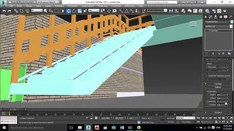 Railing in Stair in 3Ds MAX