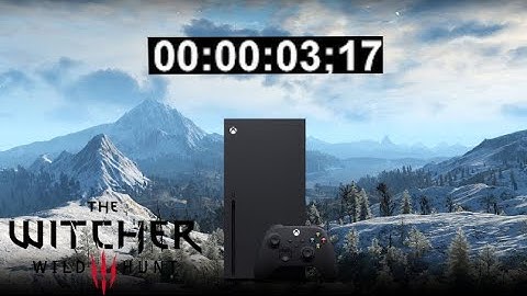 The Witcher 3 | Xbox Series X Loading Time