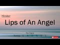 Lips of an Angel - Hinder | Chords and Lyrics Mp3 Song