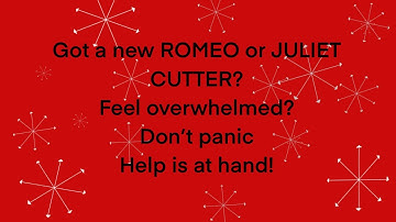 You have a new Siser Juliet or Romeo - Now what?
