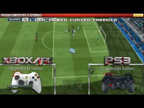 FIFA 13 - FREISTOSS TUTORIAL - [ XBOX 360 - PS3 - PC ] DEUTSCH - HD