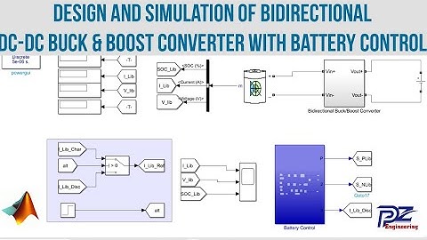 Design and simulation of Bidirectional DC-DC buck and boost with Battery Control in MATLAB/Simulink