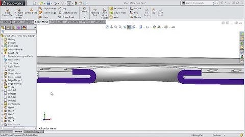 Video Tech Tip:  A Close-Up Look At the Hem Tool in SOLIDWORKS Sheet Metal