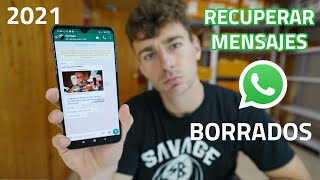 Cómo RECUPERAR MENSAJES y CONVERSACIONES BORRADAS de WHATSAPP 2021 | Tutorial Explicado screenshot 2