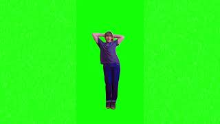 Kid dance meme green screen