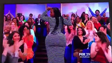 #worldstarhiphop Lady With The Biggest Natural Ass Shows Up On The Wendy Williams Show!