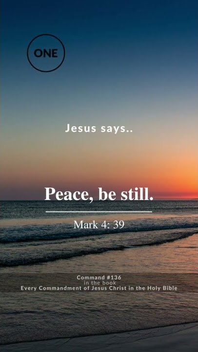 Peace Be Still