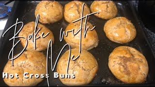 BAKE WITH ME | HOT CROSS BUNS | GUYANESE STYLE