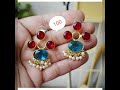 Stone earrings l good looking  trendy trendy collections l subscribe plz l trendy trendy