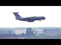 IL-76TD EMERCOM goes around during landing at Zhukovsky airport