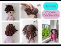 Tutorial cabelo cacheado para boneca de crochê