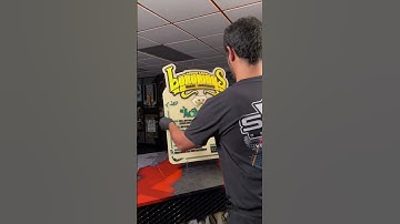 Acrylic sign with acrylic stand 🔥 // svn-designs.com