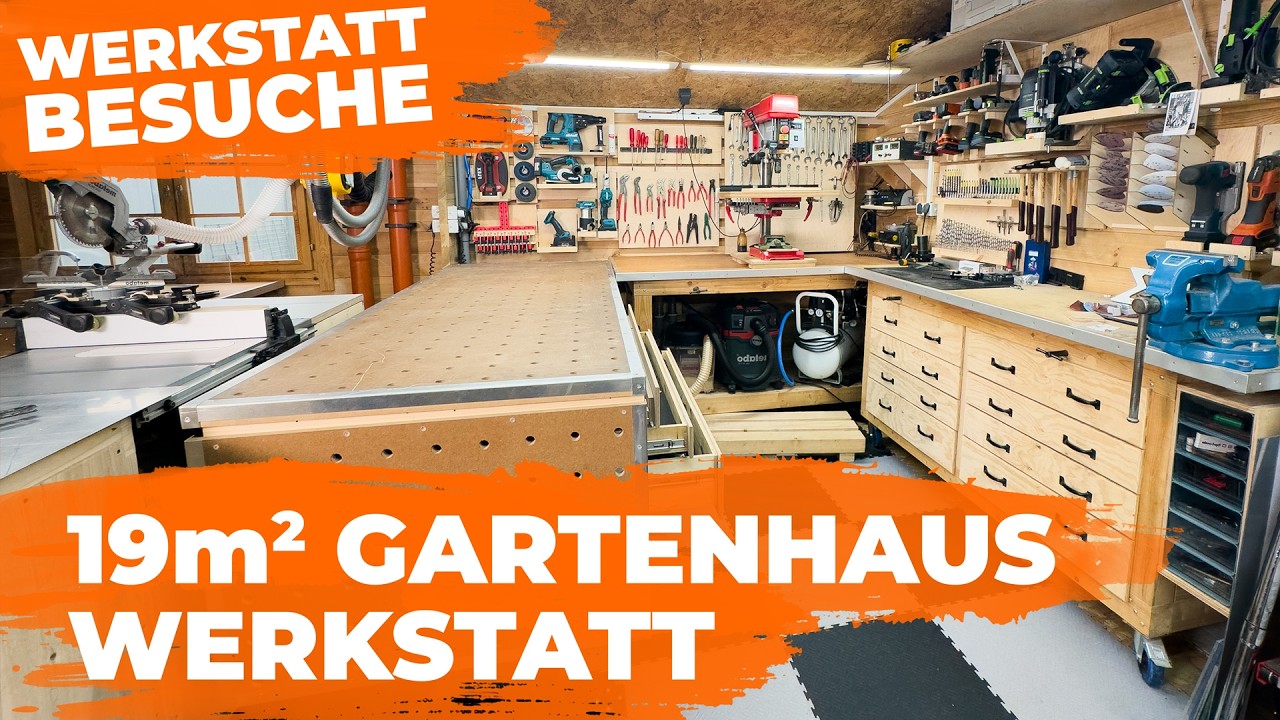 Kleiner Raum, maximale Power: Vom Gartenhaus zur High-End-Werkstatt! – WBDW FOLGE 10