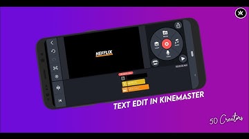 3 Smart Text Edit Effect with Kinemaster ! 🔥👌