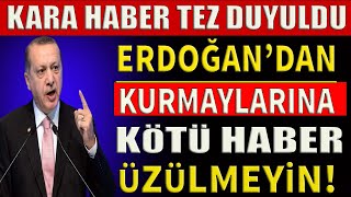 Basına Kapalı Toplantı Sızdı Erdoğandan Kurmaylarına Kötü Haber