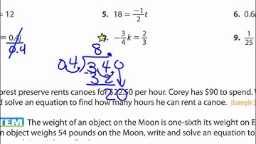PA 8 lesson 1 solving equations with rational coefficients