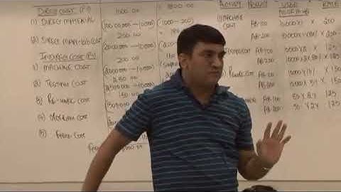 Activity Based Costing ABC   Lecture 3 Part 4   DKC   CA Final Video Lectures