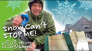 Collecting #Aluminum Cans In The Snow | 26 Second Green