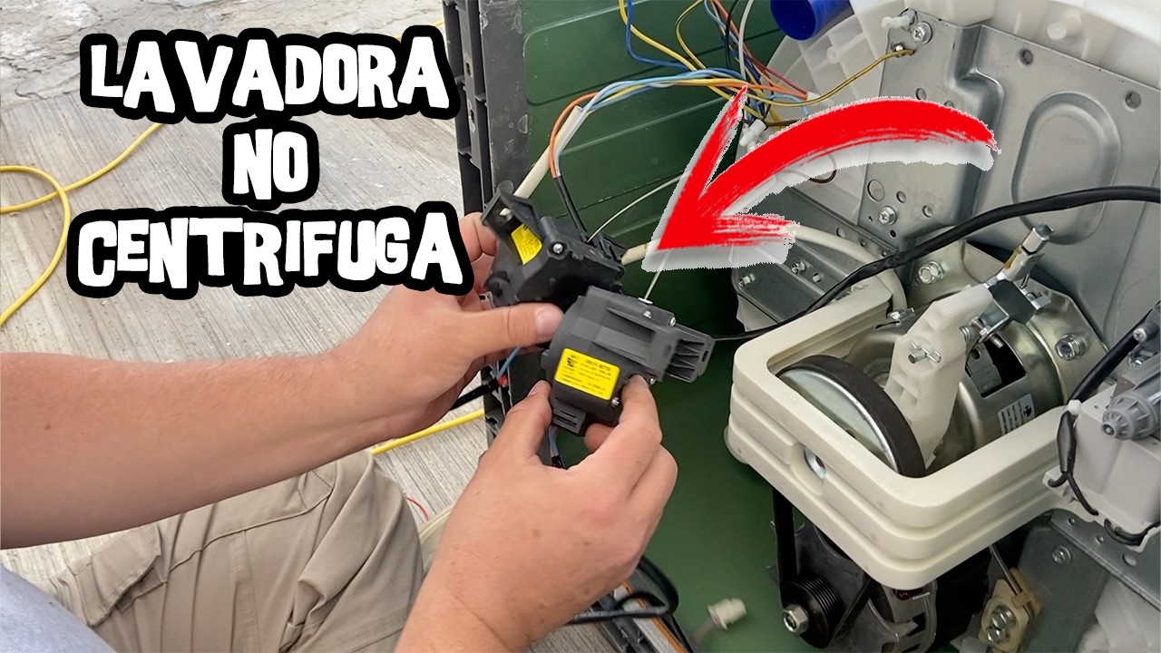 Reparación Fácil y económica. Mi lavadora no seca, no centrifuga