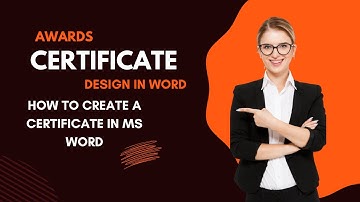 "How to Create a Professional Certificate in MS Word | Step-by-Step Tutorial