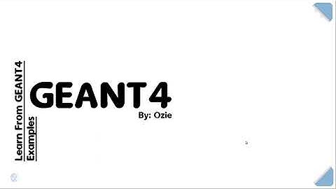 Easiest way to Understanding Geant4 Part 2   Material Definitions