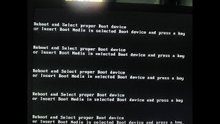 Reboot and Select proper Boot devices || Cara Mudah Mengatasinya Pada Laptop Acer