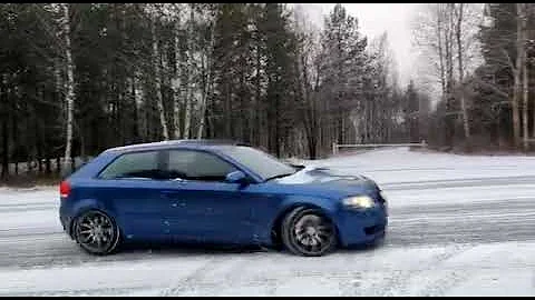 Audi A3 vr6 turbo haldex test