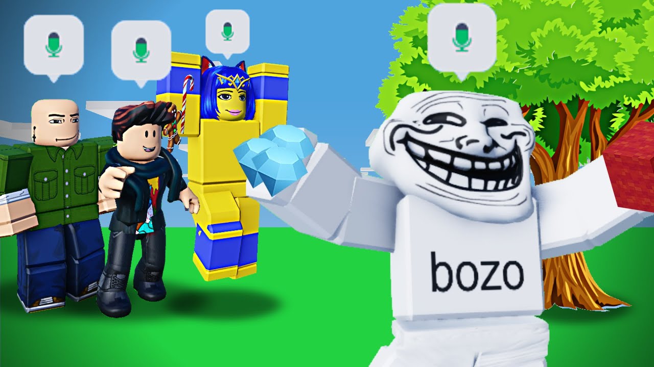 I TROLLED EVERYONE WITH VOICE CHAT IN ROBLOX BEDWARS!