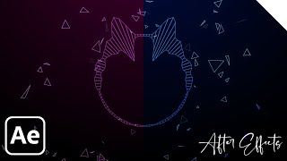 After Effects tutorial Particles - Анимация в Такт музыки с эффектом Частиц Audio Spectrum