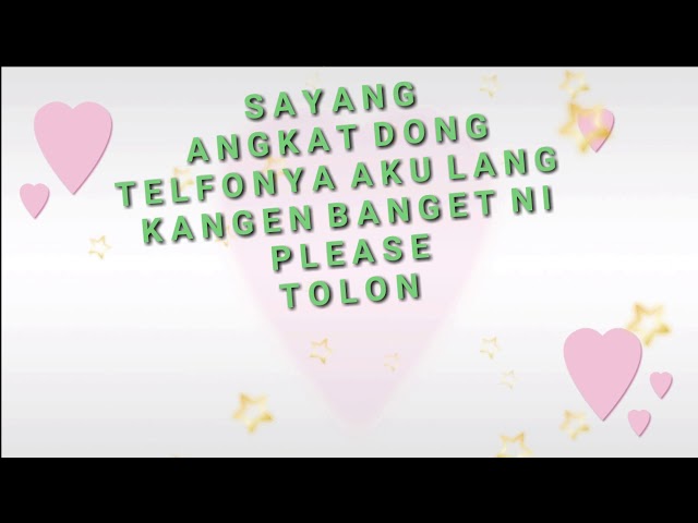 RINGTONE !! Sayang Angkat Dong Telponya class=