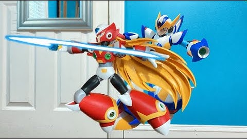 Mega man X vs Zero (Stop Motion)