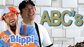 ABC Song 🔤🎶 | BLIPPI MUSIC VIDEO! | Sing Along With Me! | Kids Songs