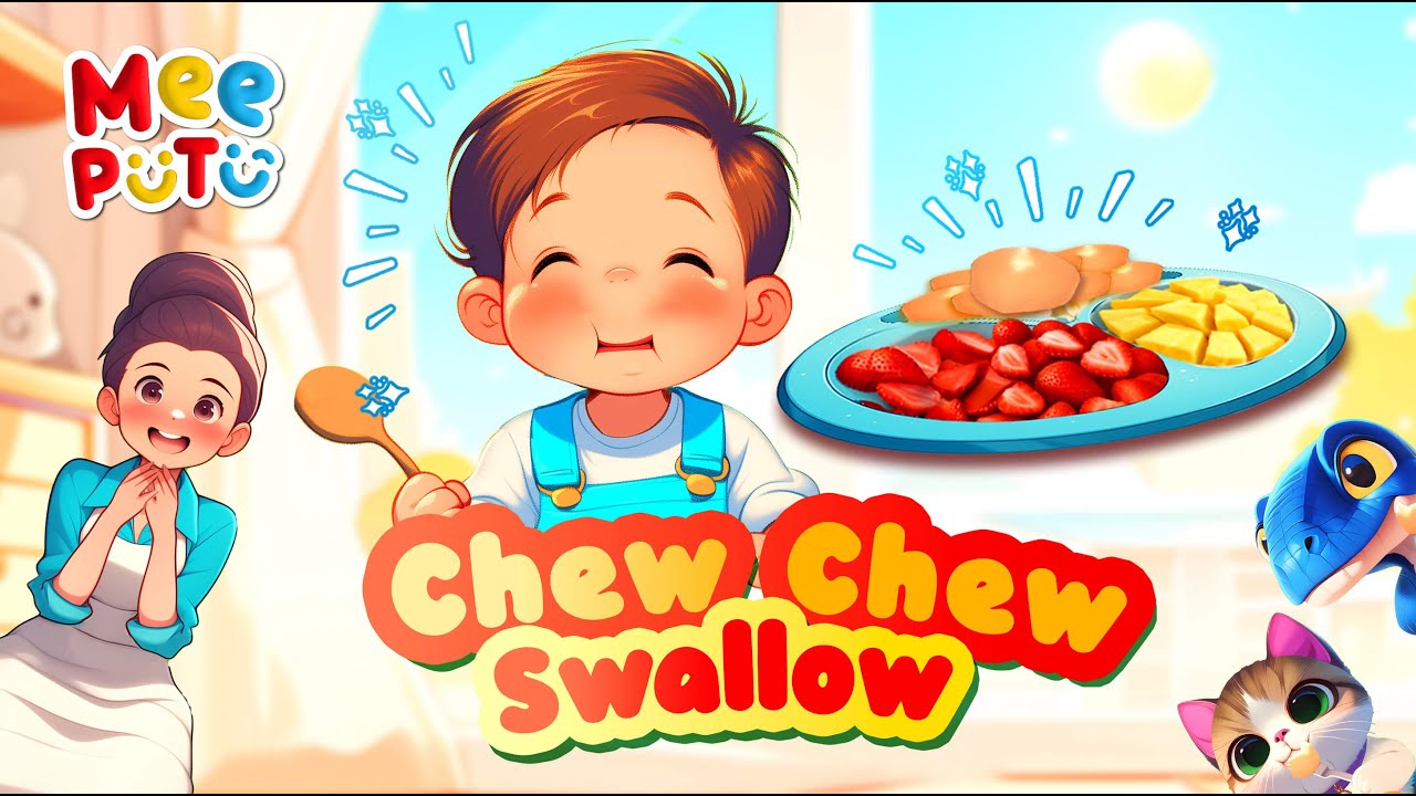 MeePutu - Chew Chew Swallow! Original (Kid Dance Video & Nursery Rhymes ...