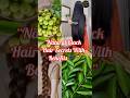 “Homemade Tips For Long, Dark & Strong Hair 🌿” #haircare