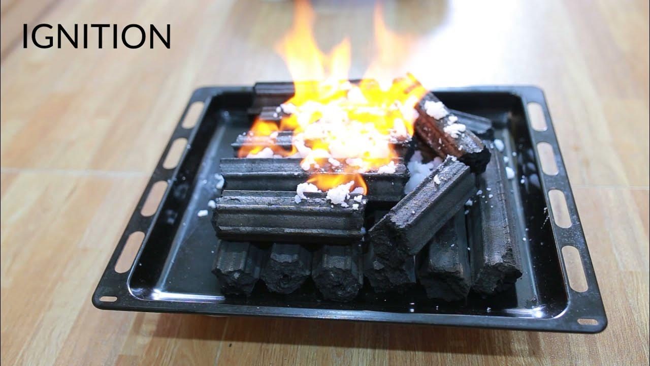 Black Energy Vietnam Smokeless Charcoal Burning Time Test YouTube