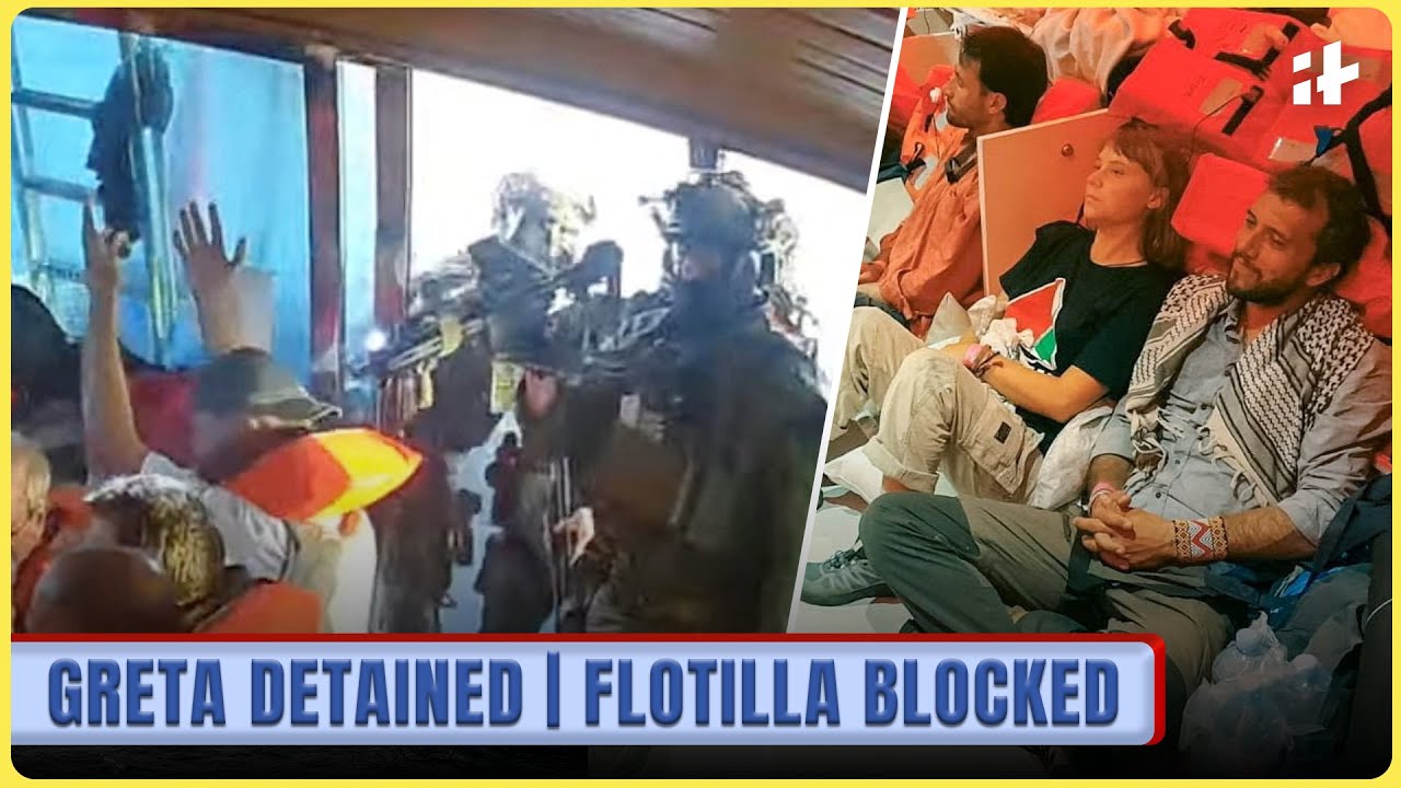 Greta Thunberg Detained: Gaza Flotilla Intercepted | Spain Sends Warship, Europe Divided